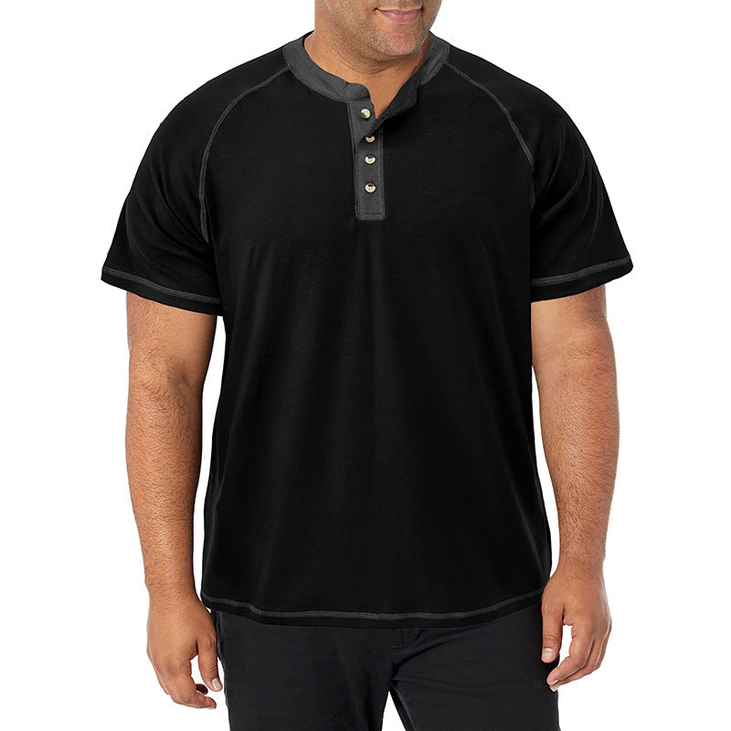 Large Size Soft Cotton Short Sleeve T-Shirt