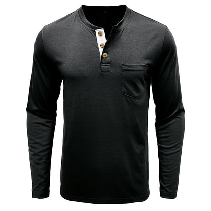 Men's Fashion Casual Henley  Shirts Sale