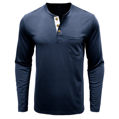 Men's Fashion Casual Henley  Shirts Sale