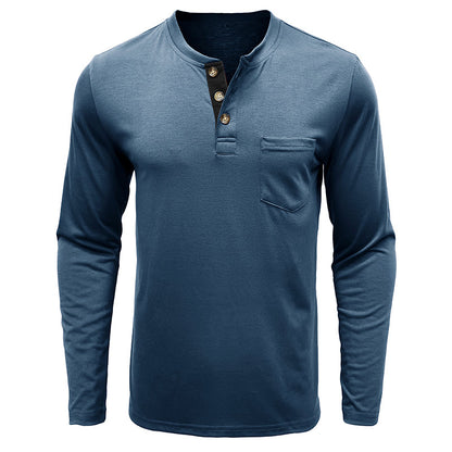 Men's Fashion Casual Henley  Shirts Sale