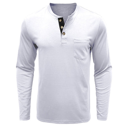 Men's Fashion Casual Henley  Shirts Sale