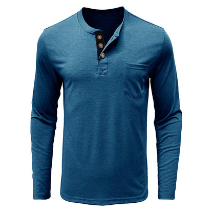 Men's Fashion Casual Henley  Shirts Sale