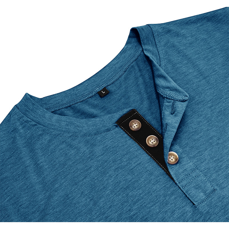 Men's Fashion Casual Henley  Shirts Sale