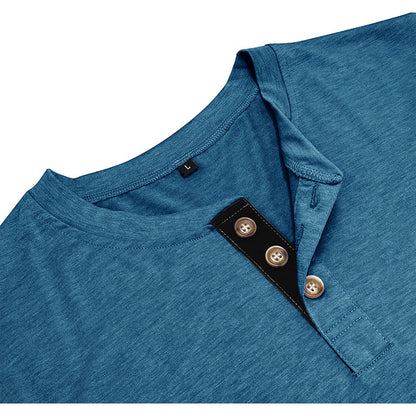Men's Fashion Casual Henley  Shirts Sale
