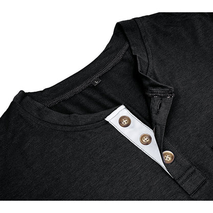 Men's Fashion Casual Henley  Shirts Sale