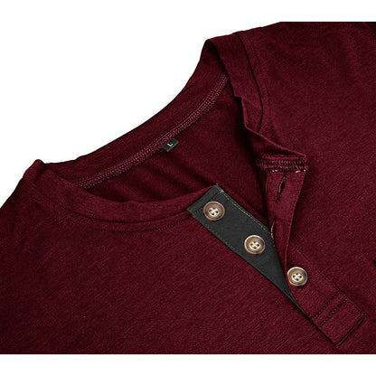 Men's Fashion Casual Henley  Shirts Sale