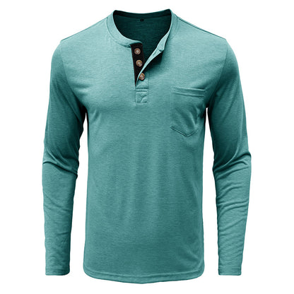 Men's Fashion Casual Henley  Shirts Sale