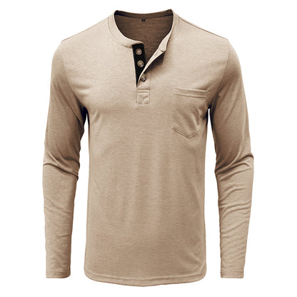 Men's Fashion Casual Henley  Shirts Sale