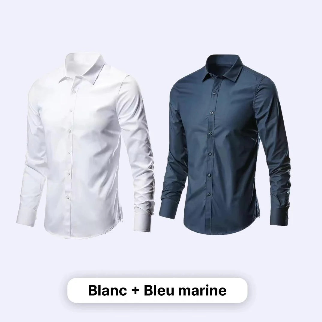 Chemise pour homme avec technologie flexible – Comfort Tech [1 acheté = 1 offert]